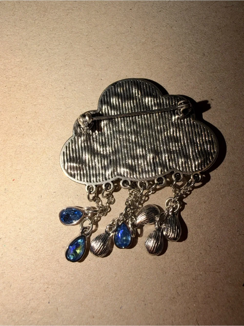 Beautiful Raincloud Brooch